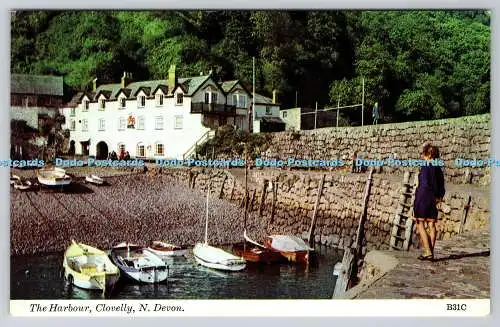 R743958 The Harbour Clovelly N Devon Harvey Barton