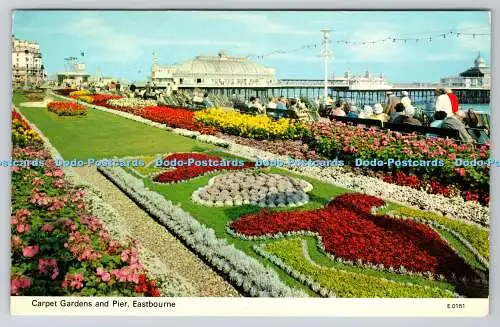 R744023 Carpet Gardens and Pier Eastbourne E T W Dennis Scarborough