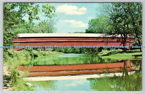 R744119 Covered Bridge Dreibelbis Station Bridge Stratton Karahalias L E Smith W