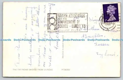 R744216 The Tay Road Bridge von Dundee 1968