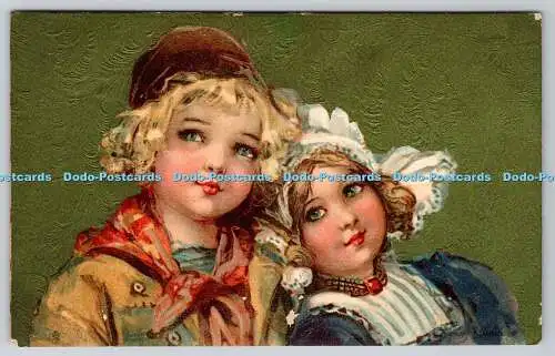 R747291 Double Dutch Tuck Art Series No 6374 PM Abergavenny 1909