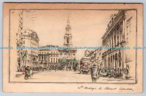 R747305 London St Mary Le Strand Tuck The Penpoint Serie Nr 2304