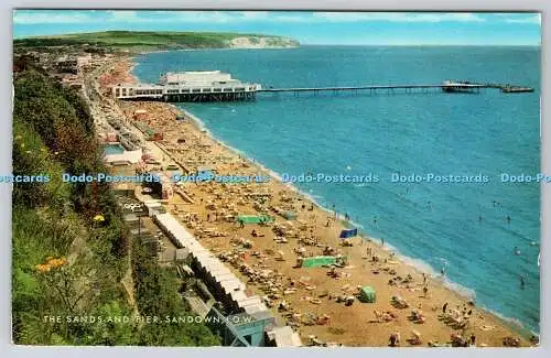 R745006 I o W Sandown The Sands and Pier J Salmon Ltd Cameracolour 1979