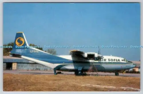 R745010 Air Sofia AN 12 B LZ SFA c n  at Sofia K C Praha R Spilka 1992