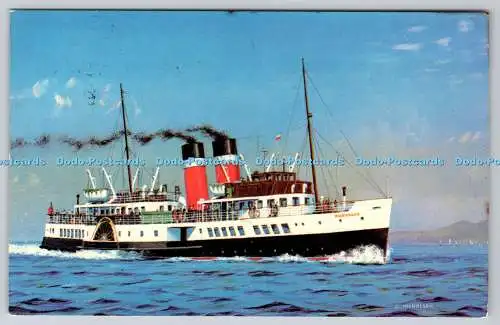 R745029 Waverley the Last Sea Going Paddle Steamer in the World Cruises the High