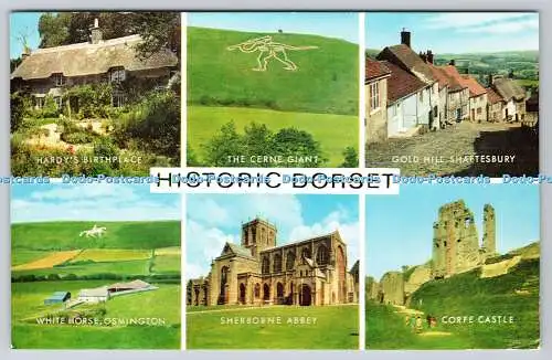 R745043 Historisches Dorset Sherborne Abbey Corfe Castle White Horse J Salmon Ltd Ca