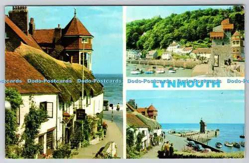 R745068 Lynmouth Mars Hill Hafen Rheinischer Turm E T W Dennis and Sons Ltd Foto