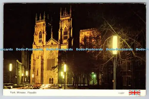 R745069 Floodlit York Minster E T W Dennis and Sons Ltd Photocolour