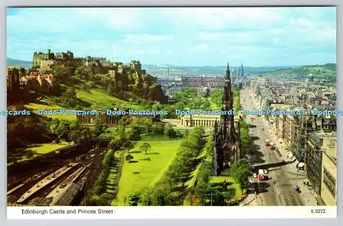 R745158 Edinburgh Castle and Princes Street E T W Dennis and Sons Ltd Photocolou