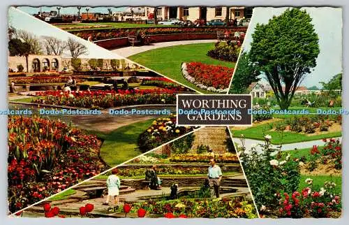 R745188 Worthing Gardens Denton Garten von Worthing Steyne J Hyman mehrere Ansichten