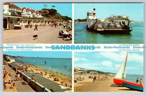 R745243 Sandbanks Promenade und Chalets Promenade und Strand E T W Dennis and Son