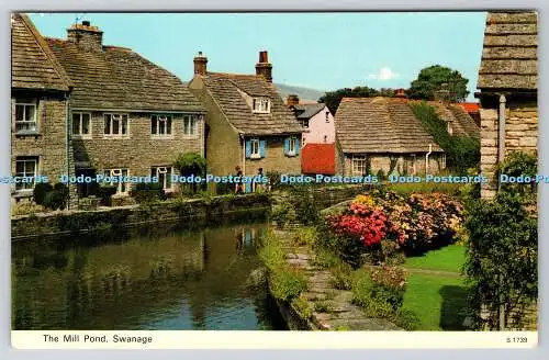 R745244 Swanage The Mill Pond E T W Dennis and Sons Ltd Photocolour