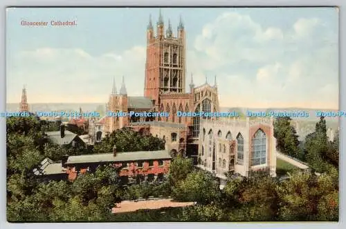 R747759 Gloucester Cathedral Tuck Aquagraph Series No 2603
