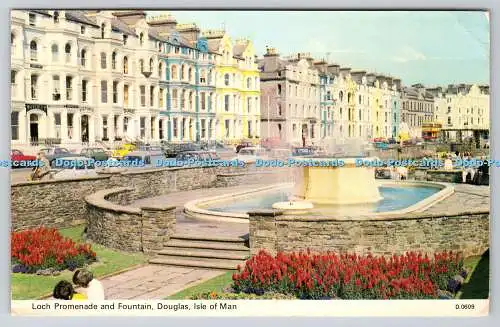 R745251 Isle of Man Douglas Loch Promenade and Fountain E T W Dennis and Sons Lt