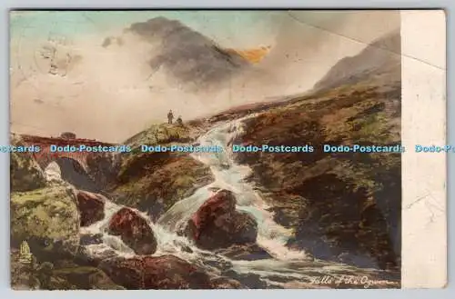 R747823 Falls of the Ogwen Tuck Picturesque North Wales Series V 5161 RP PM Sund