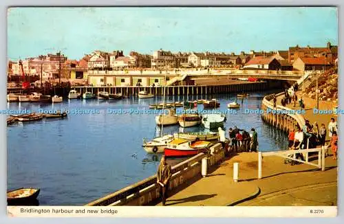 R745369 Bridlington Harbour and New Bridge E T W Dennis and Sons Ltd Photocolour