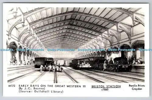 R747953 Early Days on the Great Western III Bristol Station Pamlin Prints J C Bo