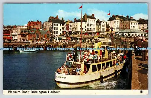 R745461 Bridlington Harbour Pleasure Boat Bamforth and Co Ltd Color Gloss View S