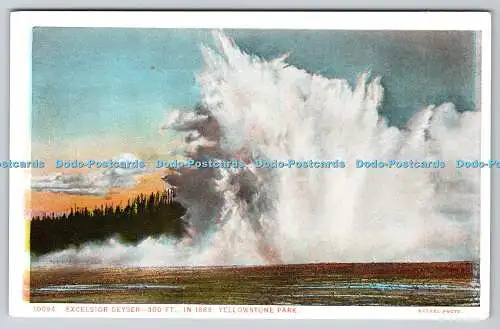 R749029 Yellowstone Park Excelsior Geysir 300 Fuß im Jahr 1888 J E Haynes Haynes Foto