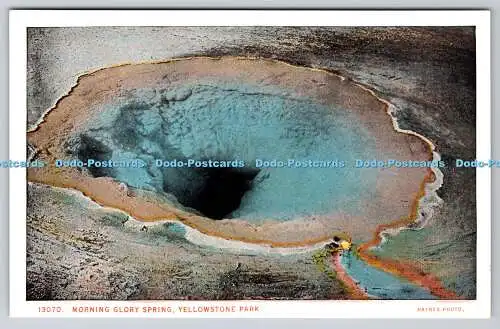 R749030 Yellowstone Park Morning Glory Spring J E Haynes