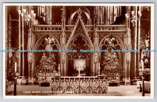 R749054 Westminster Abbey Nave Altar Valentine and Sons Ltd RP