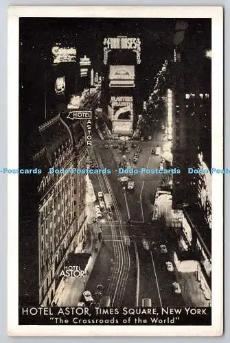 R745613 New York Times Square Hotel Astor The Cross roads of the World Lumitone