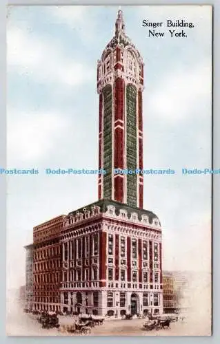 R745631 New York Singer Building Success Postal Card Co