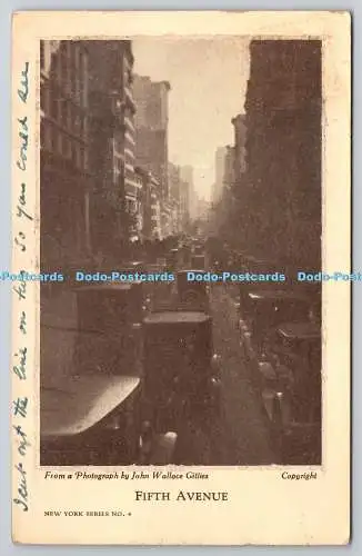 R745637 New York Fifth Avenue John Wallace Gillies Bildpostkarte Co Serie