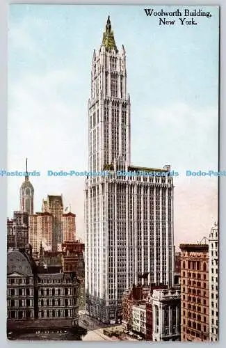 R745672 New York Woolworth Building Succes Postal Card Co Irving Underhill No 10