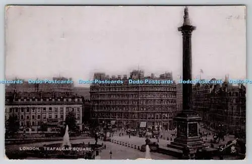 R749217 London Trafalgar Square Raphael Tuck and Sons Silverette Series V Postca