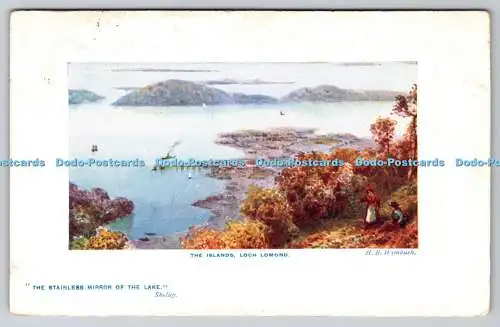 R749221 Loch Lomond The Islands Raphael Tuck and Sons Oilette No 9746 H B Wimbus