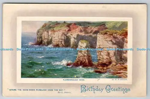 R749223 Flamborough Head The Yorkshire Coast Raphael Tuck and Sons Gem Oilette P