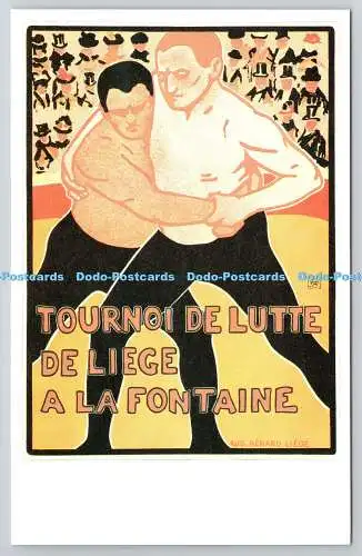 R745723 Tournoi de Lutte de liege a la Fontaine Dalkeith Classic Poster Series