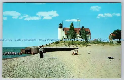 R749242 Michigan Frankfurt Point Betsie Lighthouse L L Cook Co