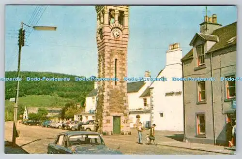 R749244 Gatehouse of Fleet High Street and Clock Tower M and L National Series 1