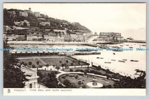 R749263 Torquay Vane Hill and Bath Saloons Raphael Tuck and Sons Town and City S