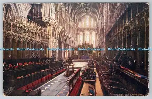 R749433 Ely Kathedrale Der Chor Raphael Tuck und Söhne Oilette Postkarte 7228
