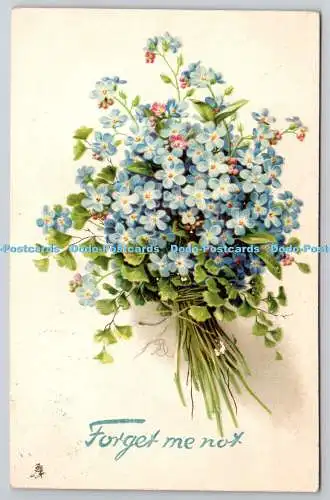 R745930 Vergissmeinnicht blaue Blumen Raphael Tuck and Sons Kunstserie 6766 1906