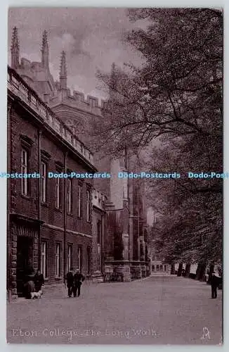 R745933 Eton College The Long Walk Raphael Tuck and Sons Silverette Serie 1869