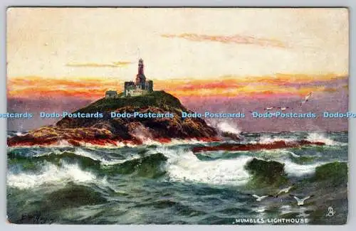 R749445 Mumbles Leuchtturm Raphael Tuck and Sons Oilette Postkarte 7188 F W Hayes