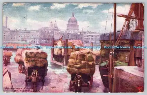 R749464 London St Paul Cathedral from the Straw Wharf Raphael Tuck and Sons Oile