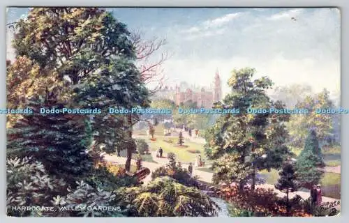 R749470 Harrogate Valley Gardens Raphael Tuck and Sons Oilette Postkarte 7735 191