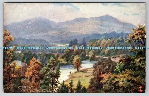 R749474 Comrie Aberuchill Hills Bonnie Scotland Raphael Tuck and Sons Oilette Po