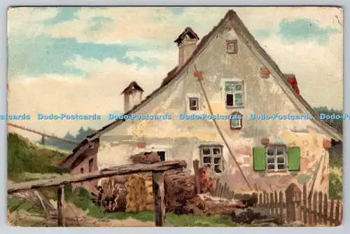 R749489 Dorfansicht des alten Hauses Raphael Tuck and Sons Kunstserie 927 1903