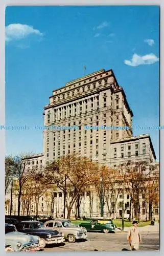 R745994 Kanada Montreal Dominion Square The Sun Lebensversicherung Gebäude Souvenir