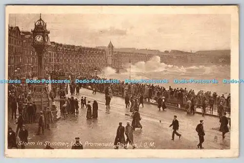 R748005 I O M Douglas Storm in Summer Loch Promenade Tuck Art Phototype Series I