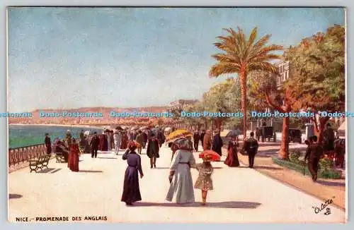 R748008 Nice Promenade des Anglais Tuck Oilette Nice II Serie 762 Collection Vil