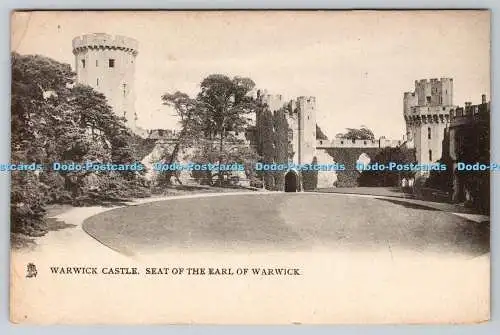 R748022 Warwick Castle Sitz des Earl of Warwick Tuck View Serie 533