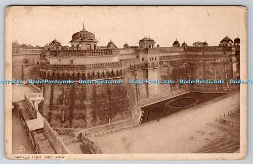 R748029 Patiala Fort Seitenansicht Tuck British Empire Ausstellung Patiala State Cour