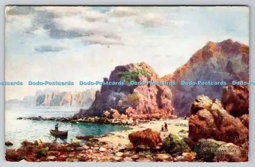 R748043 Carnelian Bay Picturesque Counties The Yorkshire Coast Tuck Oilette Seri